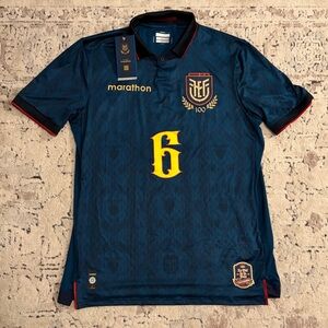 Marathon Authentic Ecuador 100 Years Edition Willian Pacho #6 Jersey Men’s Sz: M